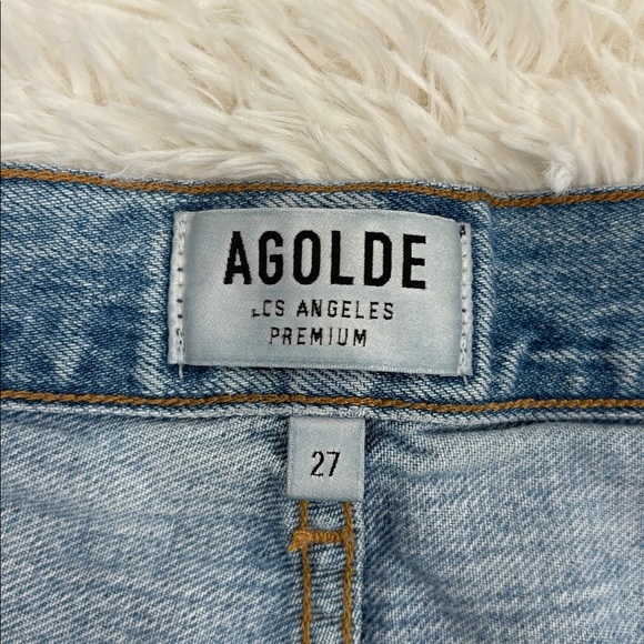 Agolde Criss Cross Upsized Jeans Suburbia Size 27 - Picture 4 of 12